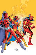 Red Tornado Family New Earth Multiverse