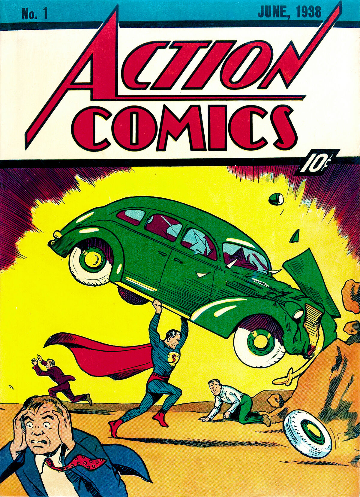 Why Does Superman Smash a Car on His First Comic?