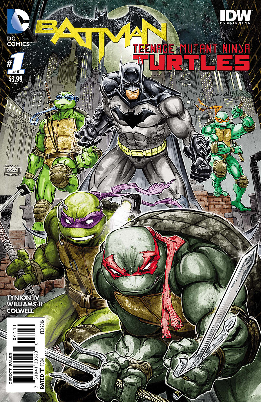 Batman Teenage Mutant Ninja Turtles No.2 2016 