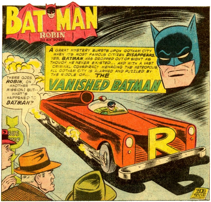 batman and robin batmobile comic