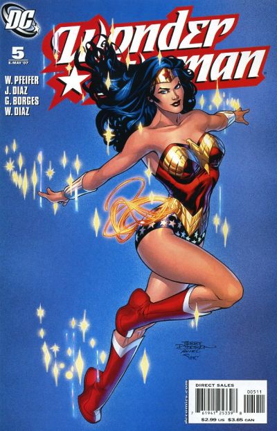 Wonder Woman #5 May 2007 DC Comics Pfeifer Diaz Borges Diaz