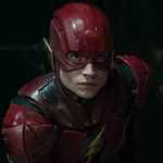 In costume as the Flash Zack Snyder's Justice League (2021)