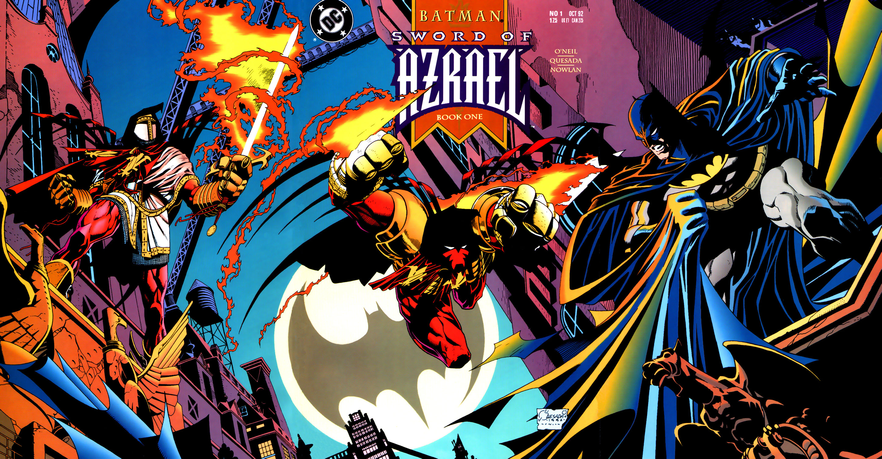 Details about   BATMAN SWORD OF AZRAEL #4 NMINT Early Appearance  AZRAEL DC Comic 1993 Quesada