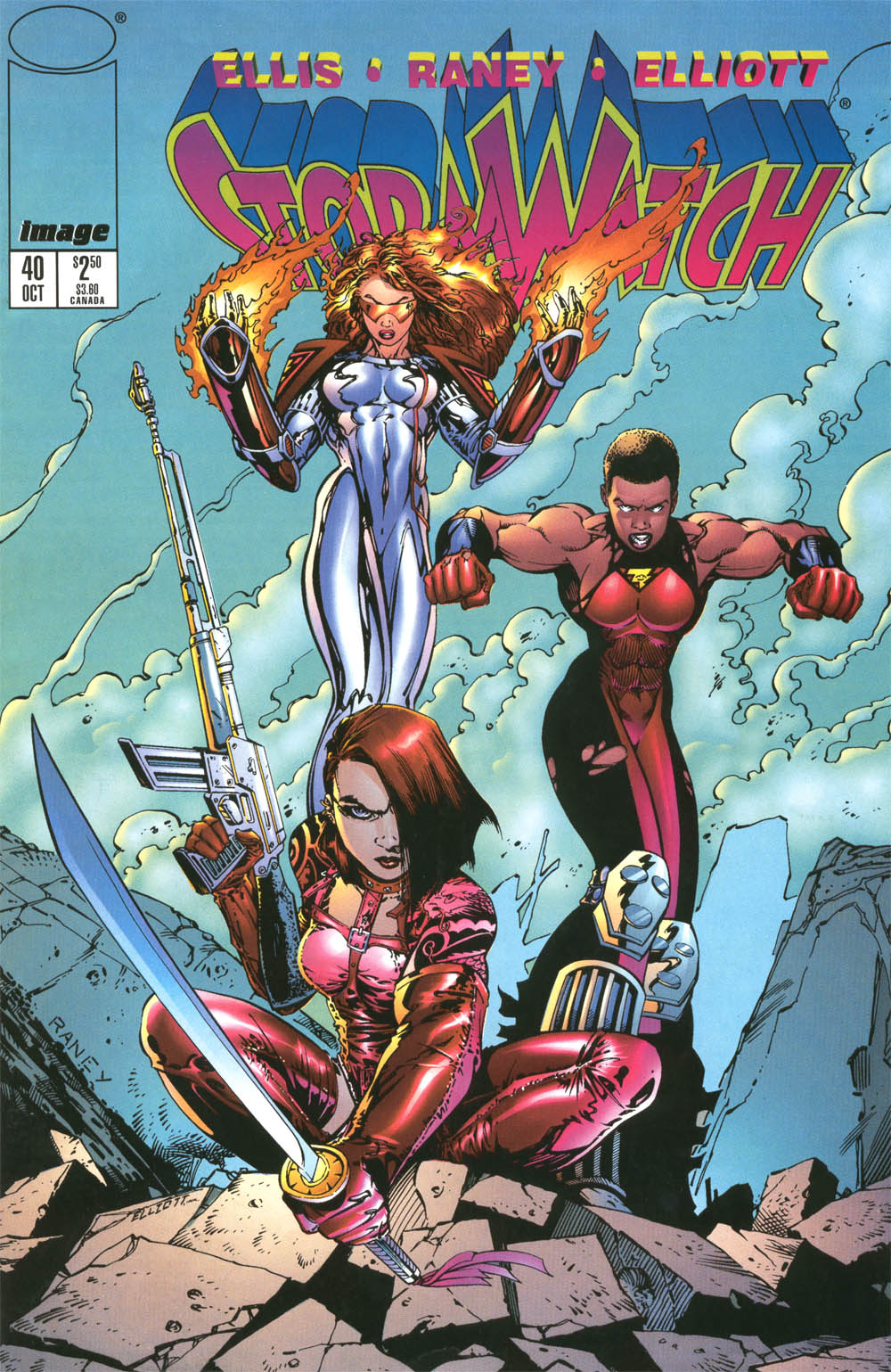 アメコミ・英語版　STORMWATCH　全4巻セット Amazon.com: Stormwatch Vol. 1: 9781401234218: Ellis, Warren