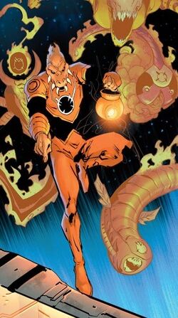 orange lantern flash