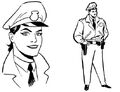 Officer Montoya, first design