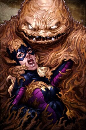 Clayface captures Stephanie Brown as Batgirl