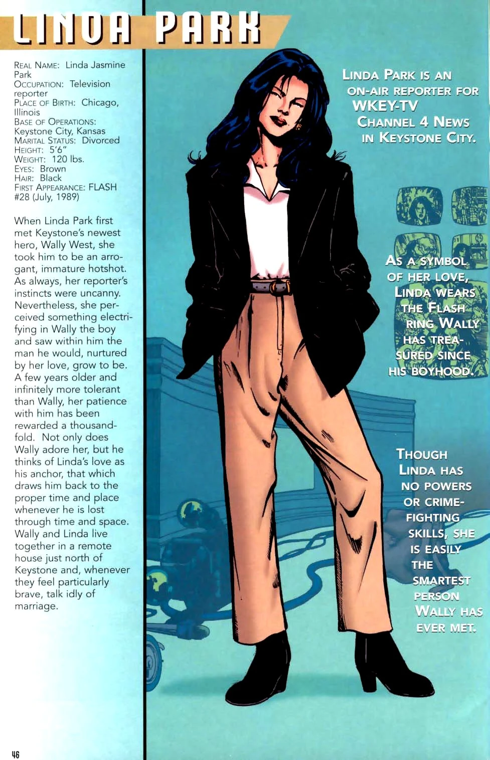 Linda Park (New Earth) DC Database