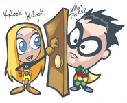 Nosyarg Kcid Teen Titans (TV Series) Comics-only chibi version