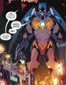 Bruce's giant assault suit