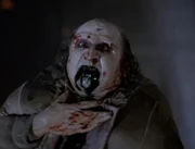 Penguin during his last word