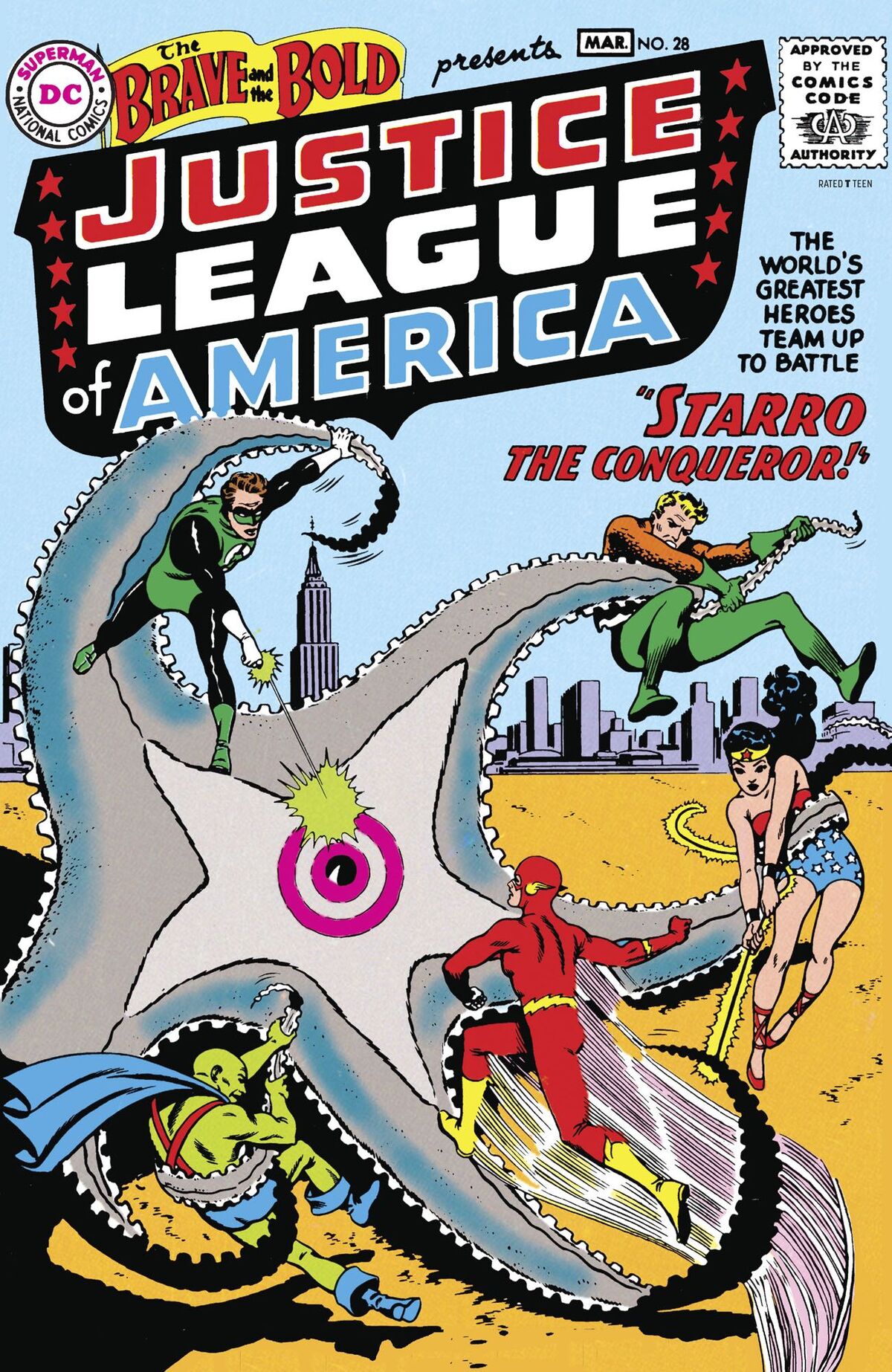 Brave and The Bold 28/ 1st App Starro/ Justice League Reprint/ Suicide  Squad/ DC