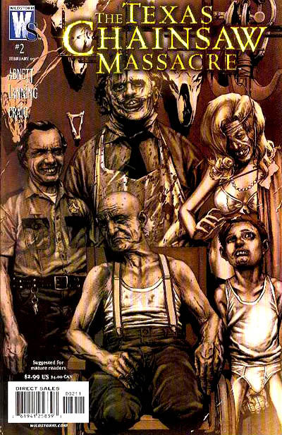 Texas Chainsaw Massacre 2 Leatherface Original Art / Horror 