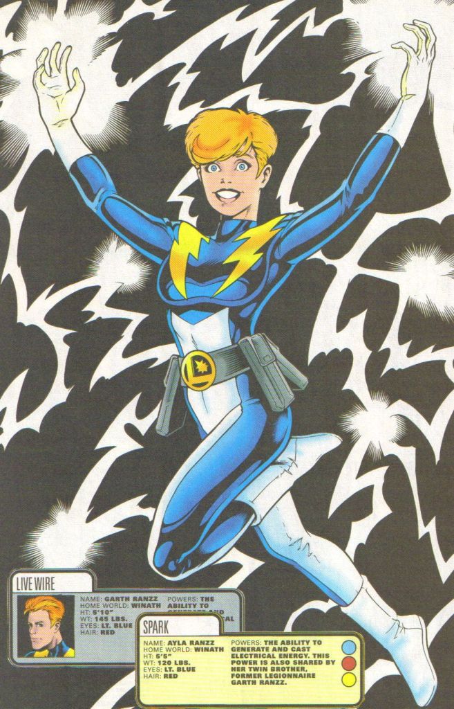 Ayla Ranzz/Lightning Lass/Light Lass (DC Comics, LSH pre-crisis