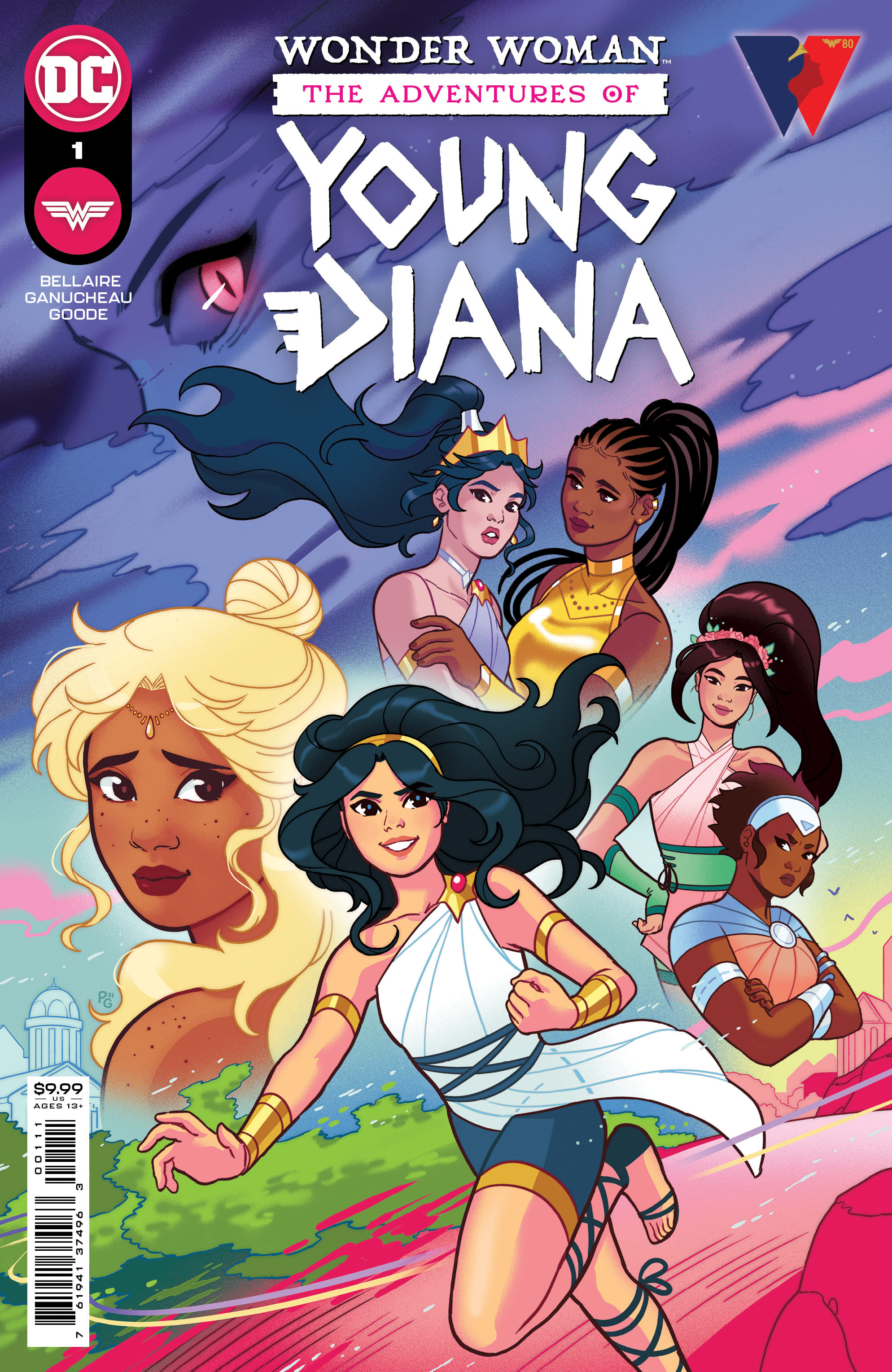 Diana I Women's Superhero Leggings (Wonder Woman) - Orange Bison