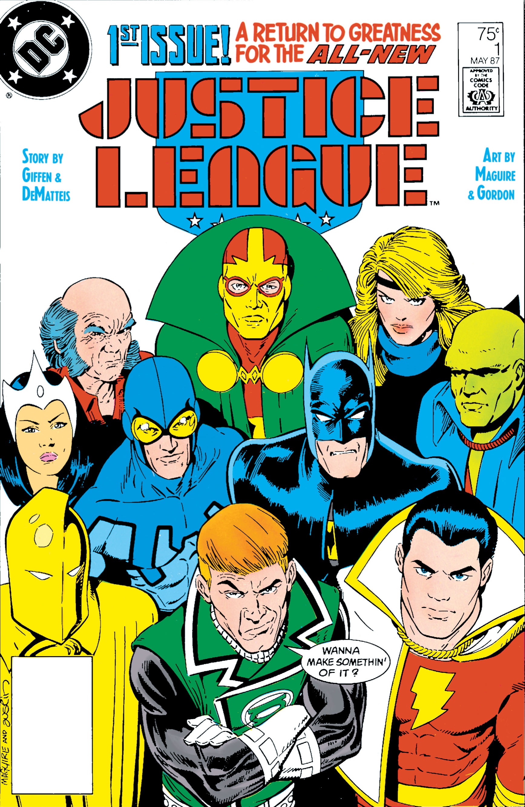 Liga da Justiça da América Vol 1 1, Wiki DC Comics