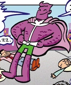 Purple Superman Johnny DC Tiny Titans
