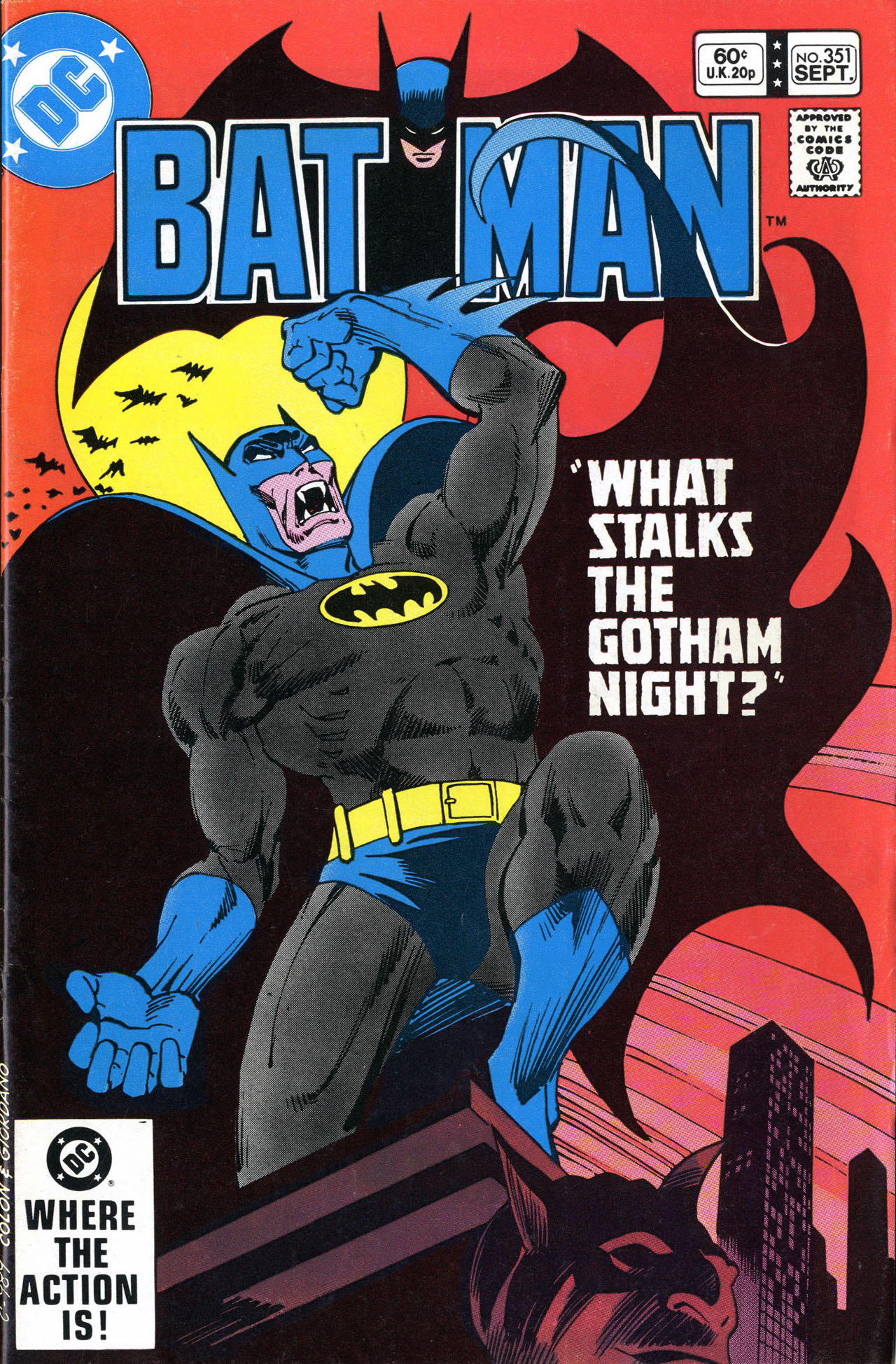 BATMAN #351 DC COMICS DARK KNIGHT NICE CONDITION SEPTEMBER 1982 