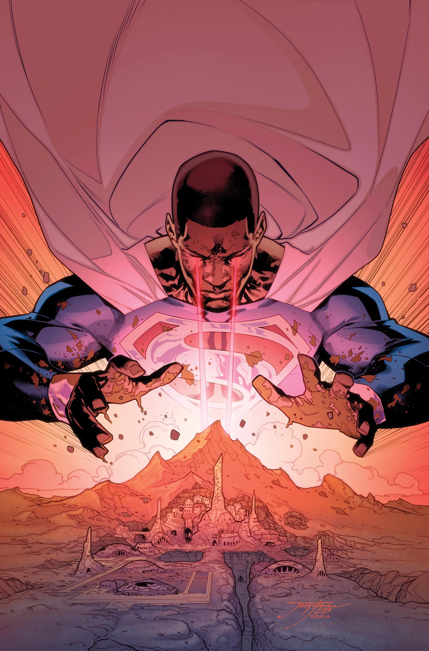 Superman Earth 2 (Val-Zod) by JORGE JIMENEZ  Black superman, Dc comics  superheroes, Val zod