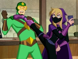 Spoiler TV Series Kite Man: Hell Yeah!