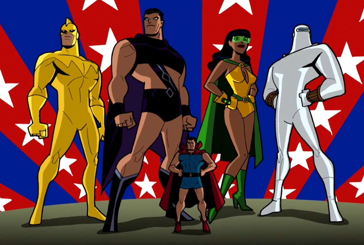 Justice Society of America in Batman : Brave & The Bold Cartoon  Justice  society of america, Brave and the bold, Dc comics heroes