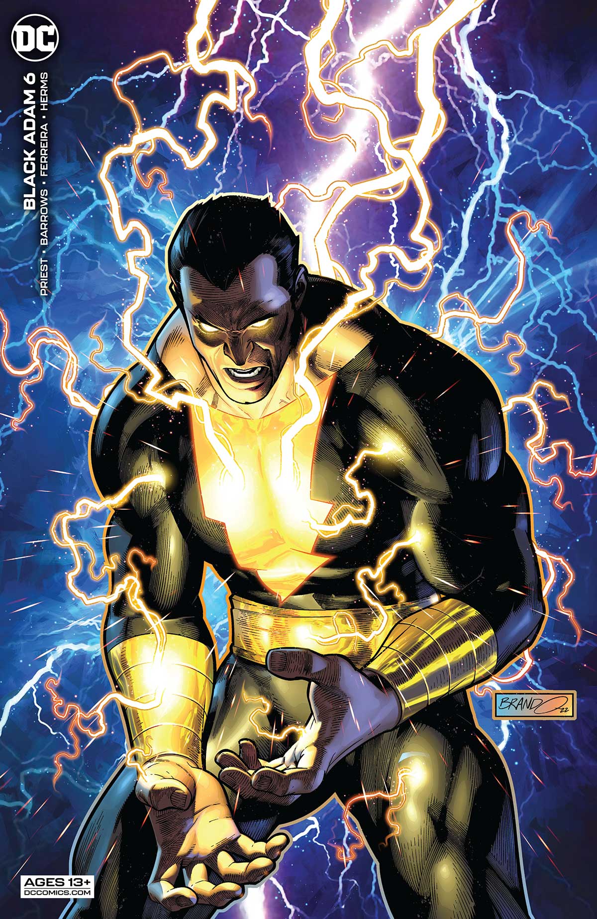 SEP223467 - BLACK ADAM #6 CVR C LAPHAM - Previews World