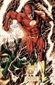 Wally West possesses Barry's body