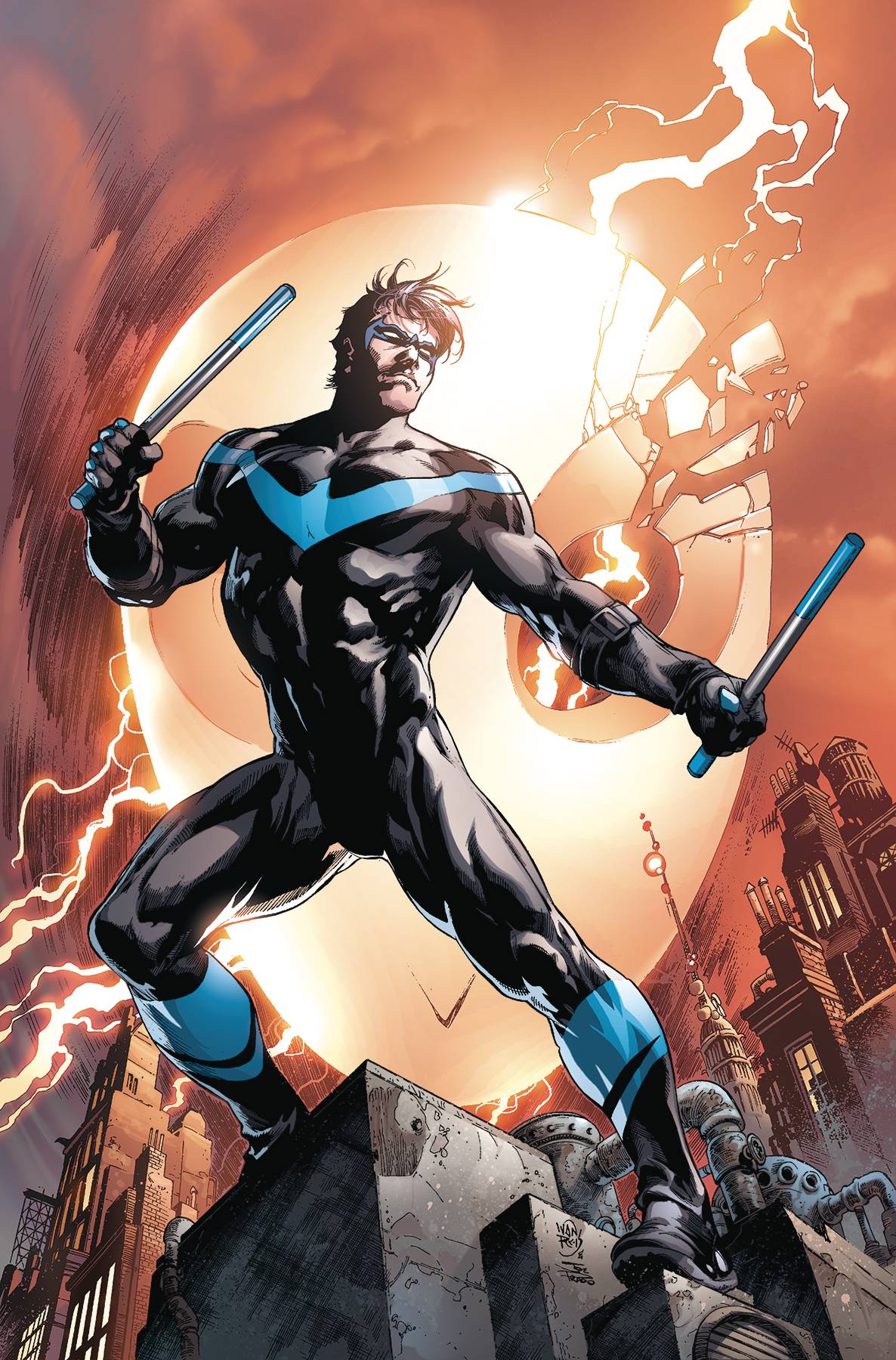 CHASING ROCKETS: Nightwing Stick Fighting