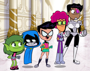 Cyborg Teen Titans Go! (TV Series) Opposite gender