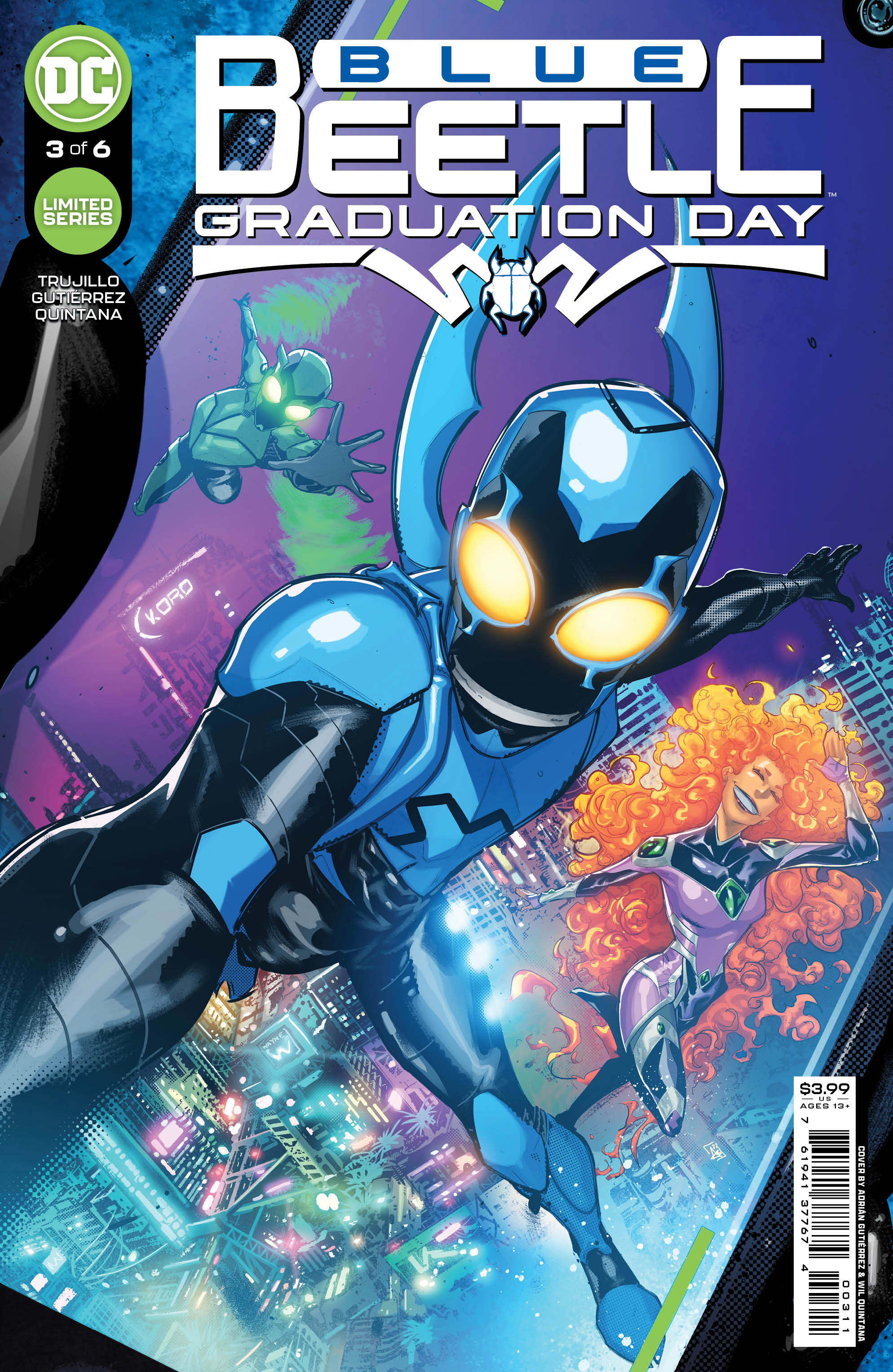 blue beetle vs green lantern