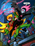 Pink X Teen Titans (TV Series) Comics-only copycat