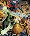The Kroloteans are defeated by Superman and Green Lantern