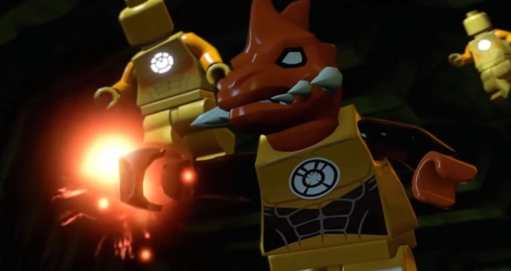 Lego Batman 3 orange Laterne