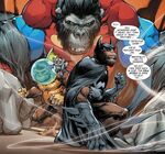 Бэт-обезьяна Земля-52 Dark Knights Rising: The Wild Hunt #1