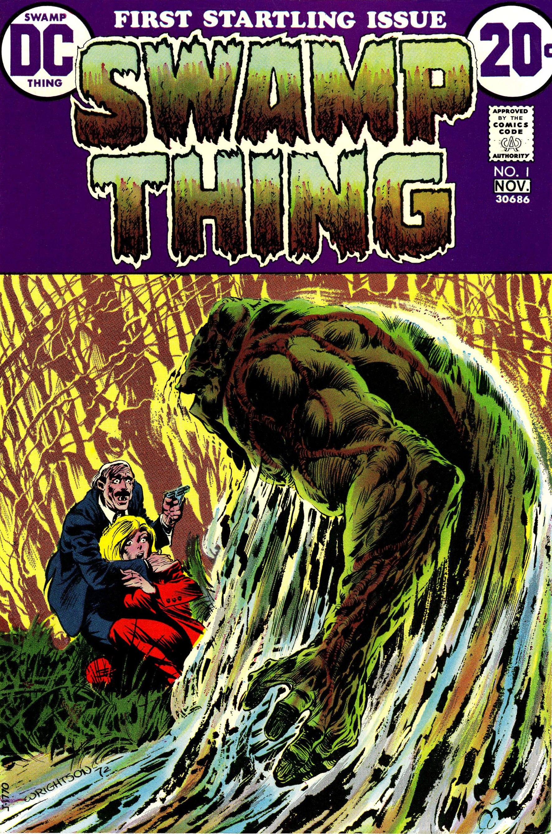 Swamp Thing #1 MAGNET Comic Cover 2"x3" Refrigerator Locker 