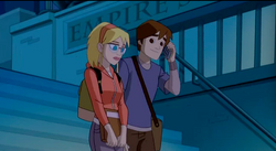 Peter walks Gwen home