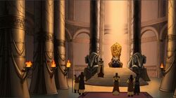 Algrim at the side of his new king