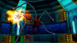 Spider-Man meeting Monster-Ock