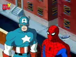 Captain America and Spider-Man