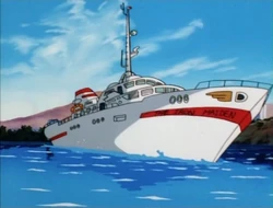 Maybe in another universe the yacht is named Iron Man