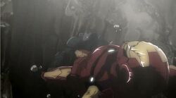 War Machine catches Iron Man off guard