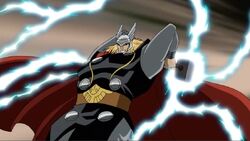 Earning his title as the Thunderer