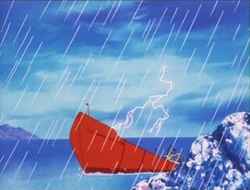 A ship passing in the night