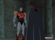 Magneto scolds Colossus XME