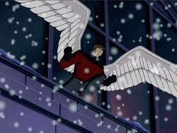 A hero takes flight