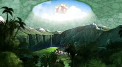 The energy field dissipates