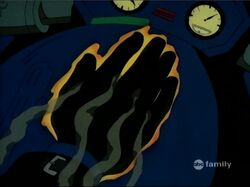 Activating his powers