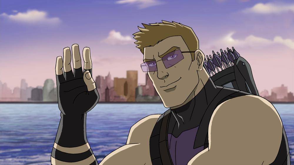 hawkeye avengers cartoon