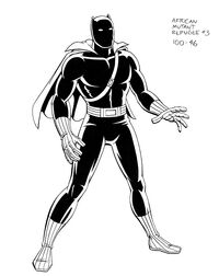 The first concept art for the character