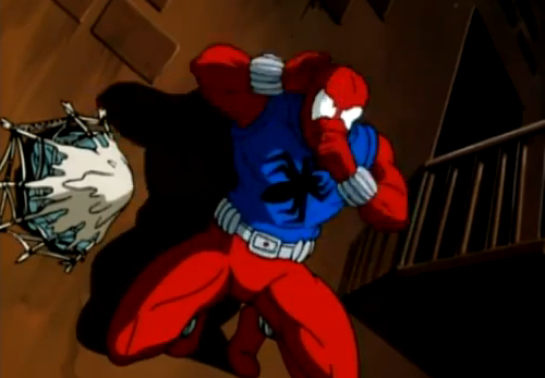 scarlet spiderman cartoon